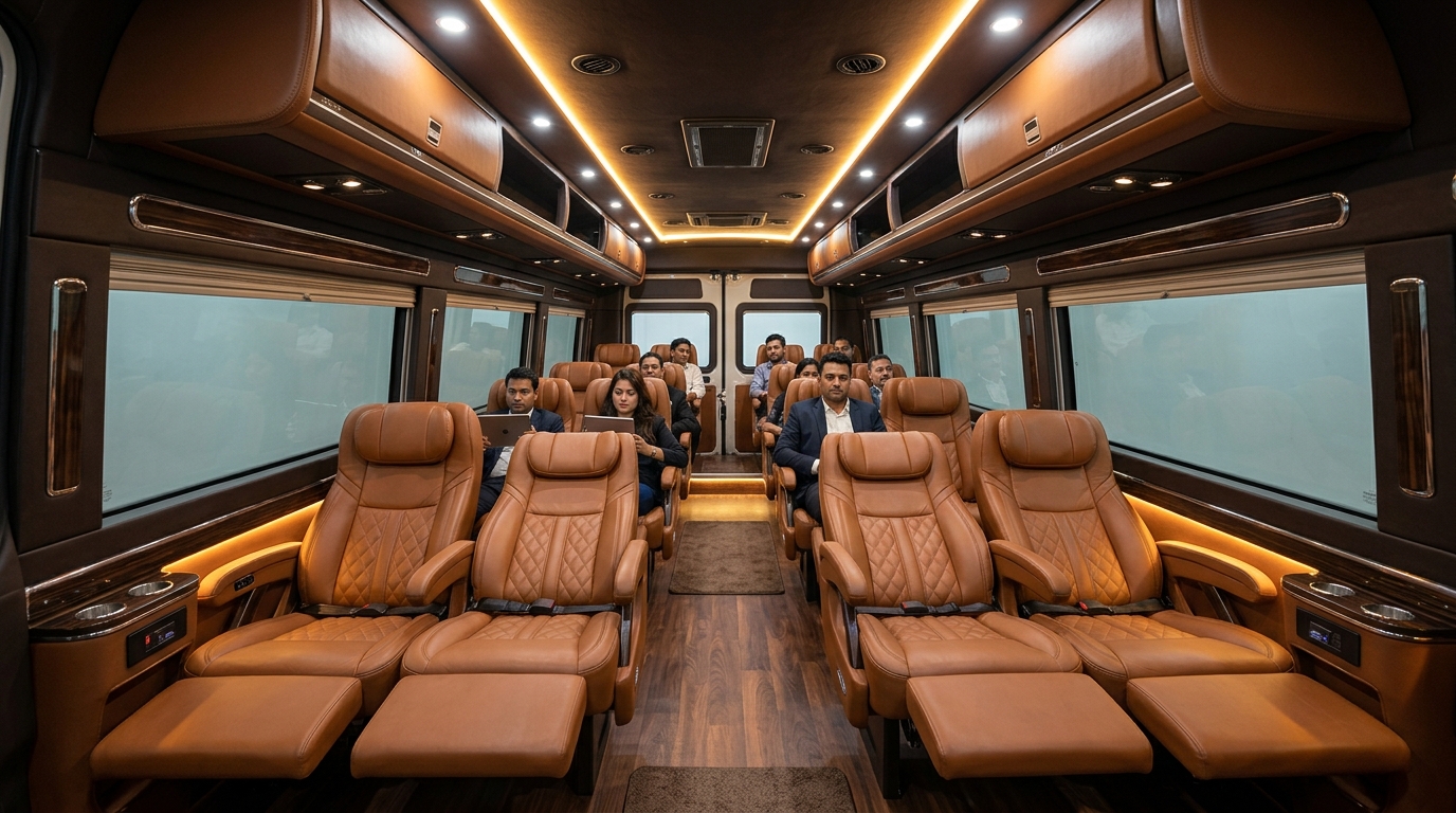 9 Seater Tempo Traveller in Chandigarh